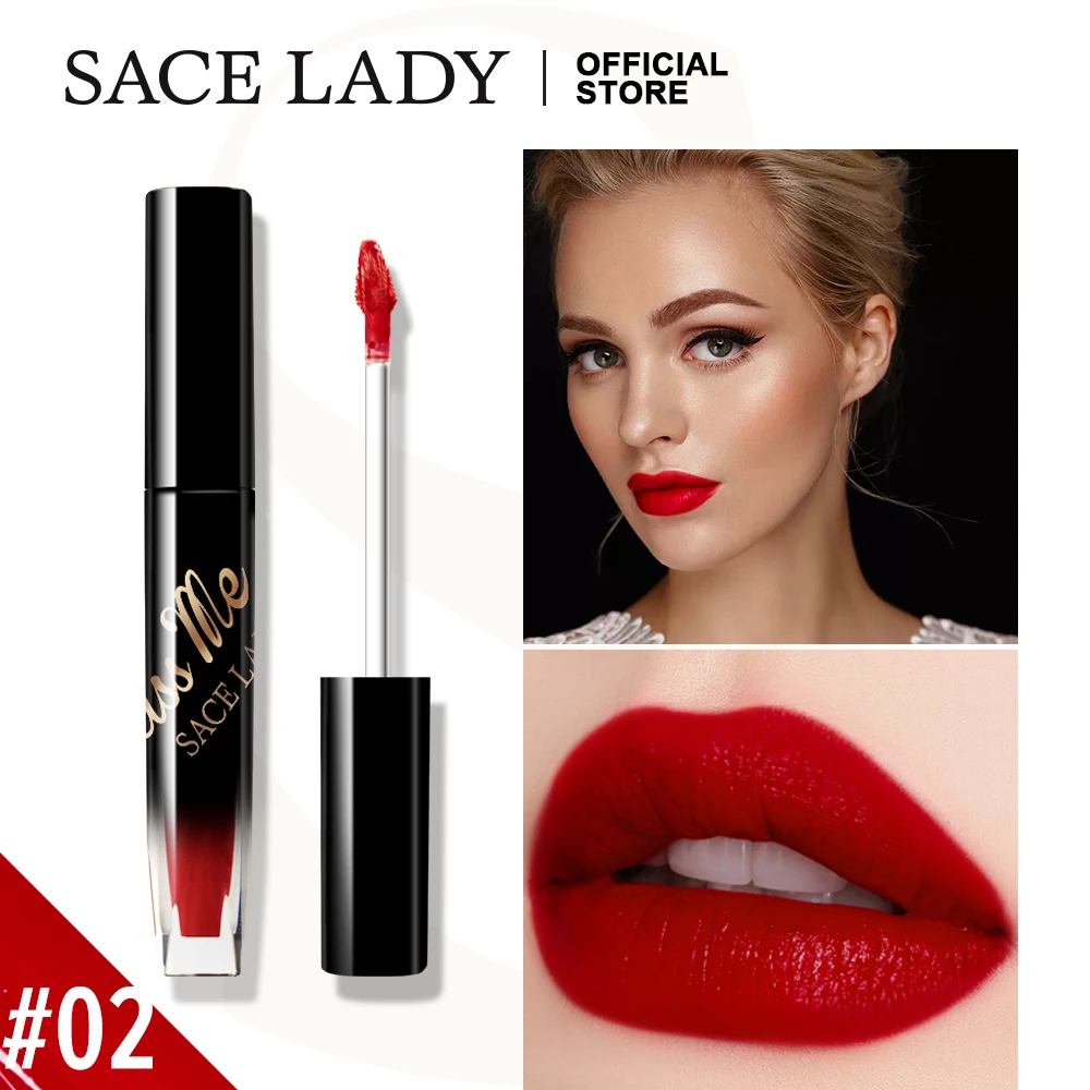 SACE LADY стойкая жидкая губная помада макияж матовый блеск для губ натуральные