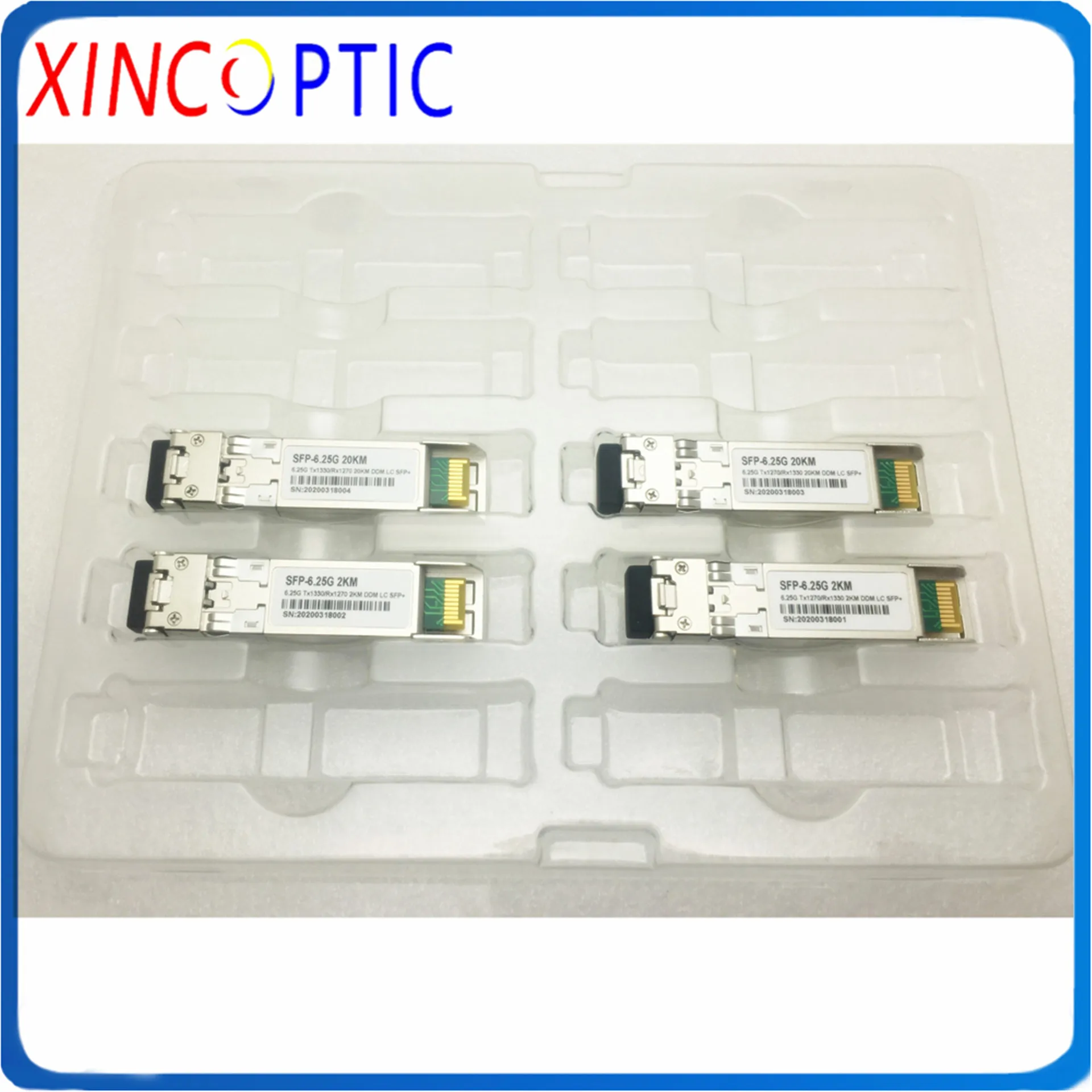 6G одноволоконный SFP + трансивер 6 25 Гбит/с 1270/1330nm 20 км одномодовый Simplex SM BIDI DDM LC