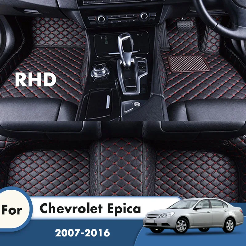 

RHD автомобильные коврики для Chevrolet Epica 2016 2015 2014 2013 2012 2011 2010 2009 2008 2007 ковры автомобильные аксессуары для мини-крышка