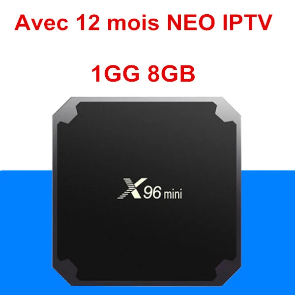 1G 8G 12Months IPTV Французский IP tv box X96 Мини android tv box 9,0+ с системой Neo IPTV подписка 1200+ live+ vod tv Франция Бельгия арабский Марокко smart tv box - Цвет: 1G 8G 12Months IPTV