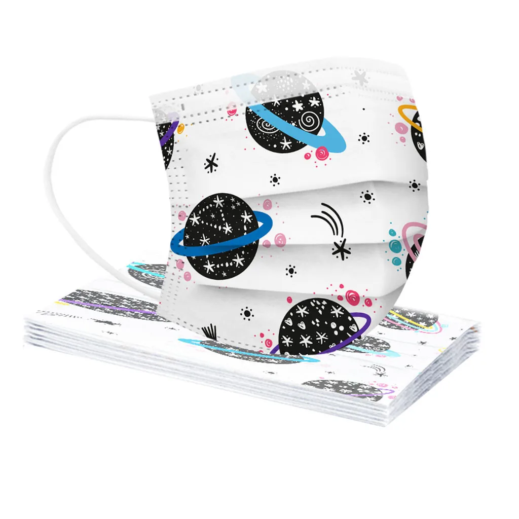 50 шт. одноразовые маски для лица детей|Аксессуары костюмов мальчиков| |