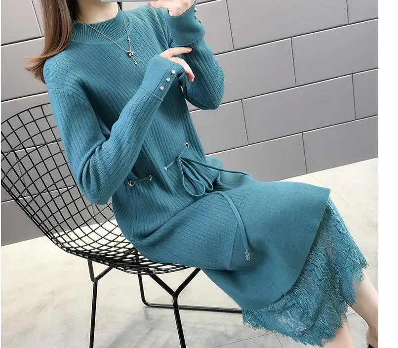 

2021 spring and autumn winter with New style fashion Long sleeve Women's Sweater coat