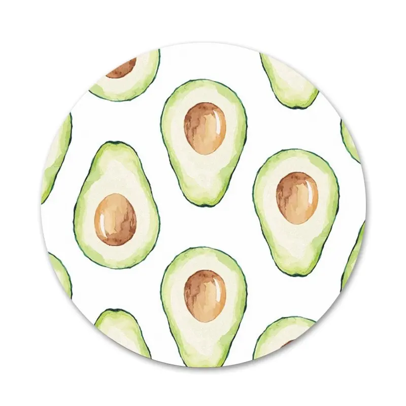 Милые значки с изображением авокадо еды металлические для фотографий | Дом и сад