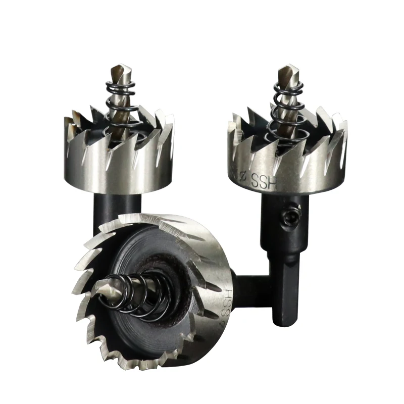 CMCP HSS Hole Saw Cutter 15-53mm Carbide Tip Core Drill Bit Metal Drilling Alloy Set | Инструменты