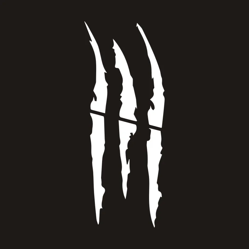 40cmX12cm Strip Car Sticker Reflective Monster Scratch Stripe Decal Headlight Decoration Vinyl Stickers Accessorie | Автомобили и