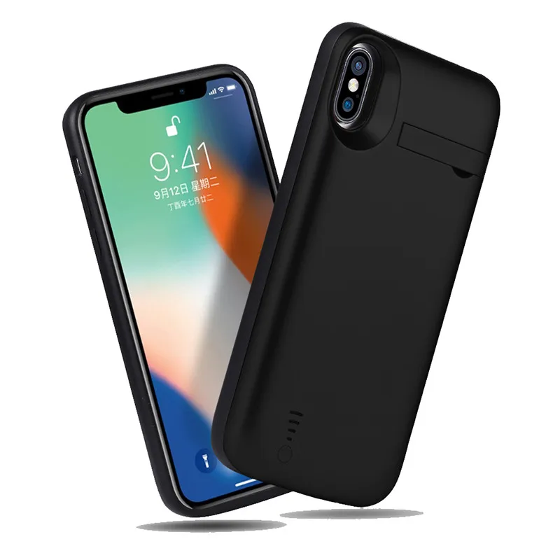 

8000mAh Battery Case For iPhone 6 6S 7 8 Plus Backup Power Bank Charging Case For iPhone X 5000mAh Battery Charger Case Cover