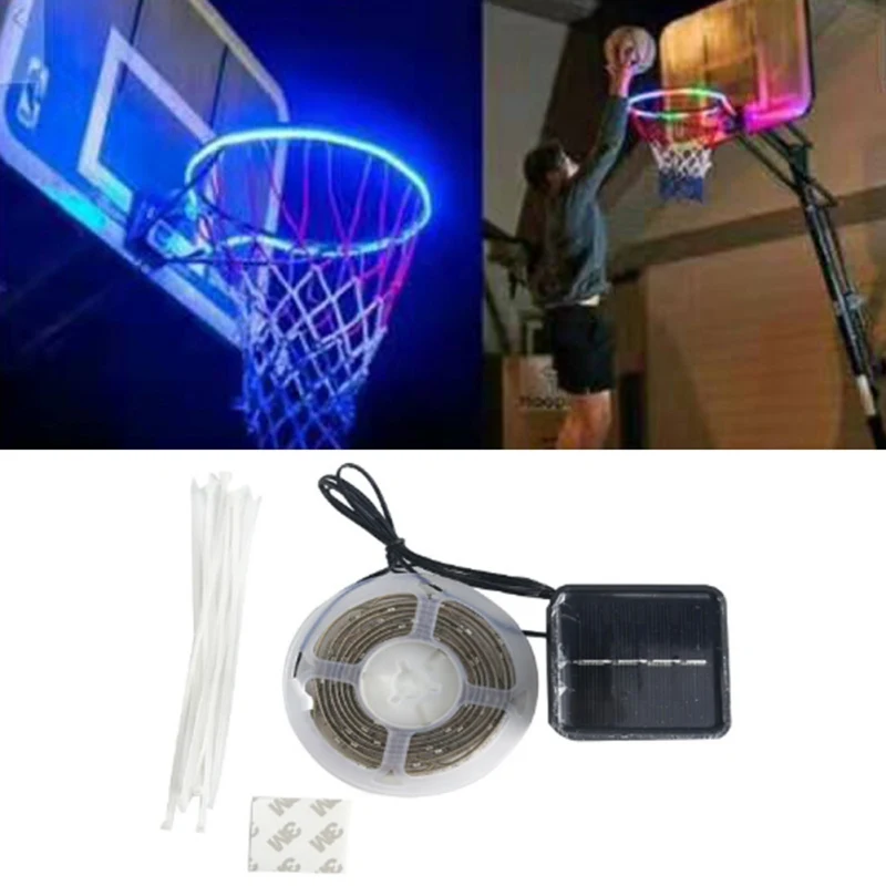 

Hoop Lights LED Lit Basketball Rim Night Shooting Accessories Supplies For Kids Game Children Outdoor Baubles
