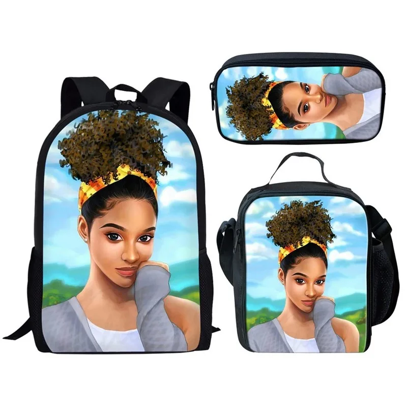 Популярные детские школьные ранцы для черной девочки Волшебная африканская