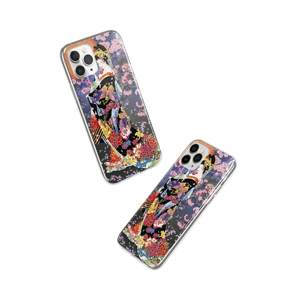 

Petals and Beautiful Women Design Cell Phone Cover Case for IPhone 11 New Arrival TPU 6.1'' Mobile Phone Protection Case OEM