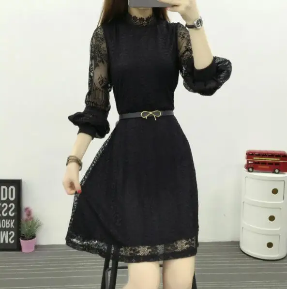 2019 женское летнее винтажное сексуальное белое кружевное платье Женское Платье