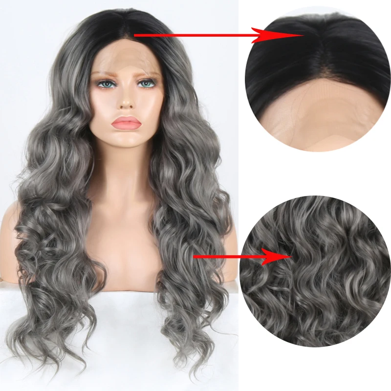 Харизма длинные волнистые парики термостойкие волокна волос синтетический