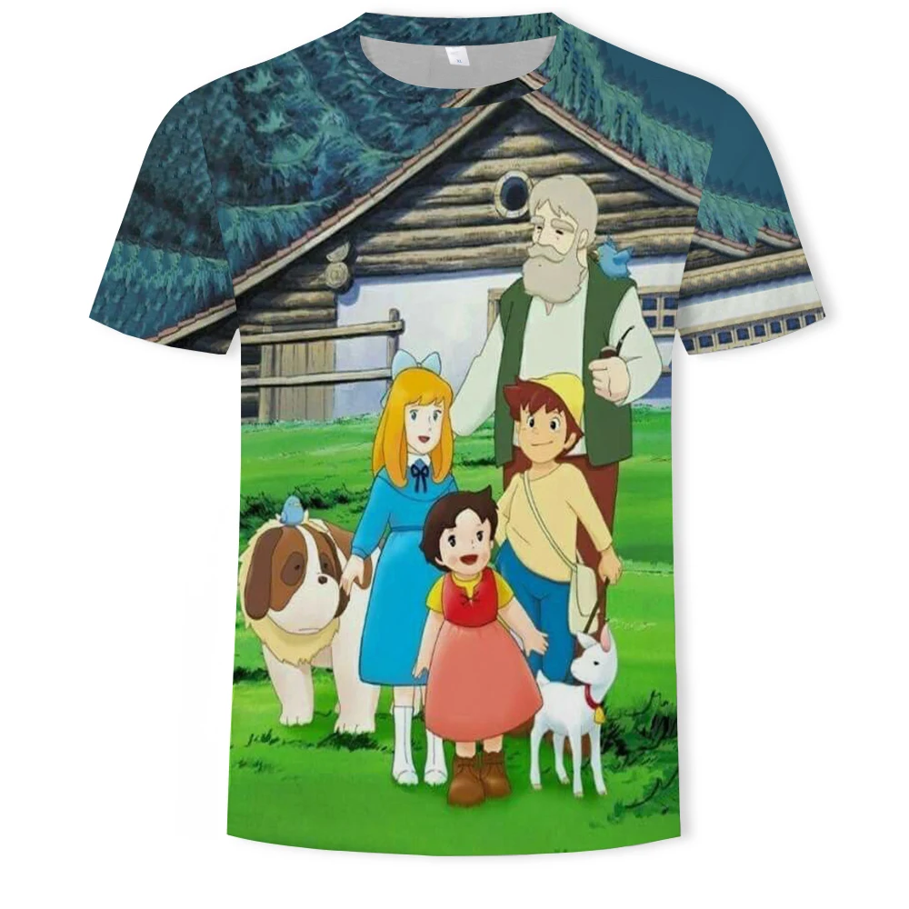 

2021 new 3D printing summer classic animated character T-shirt fashionable and comfortable sports top XXS-6XL