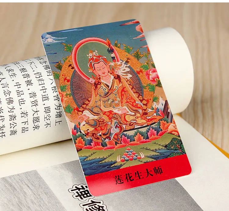Тибетский буддизм падмасамбхава Будда статуя Amulet карта Будды|Упаковка и стойки