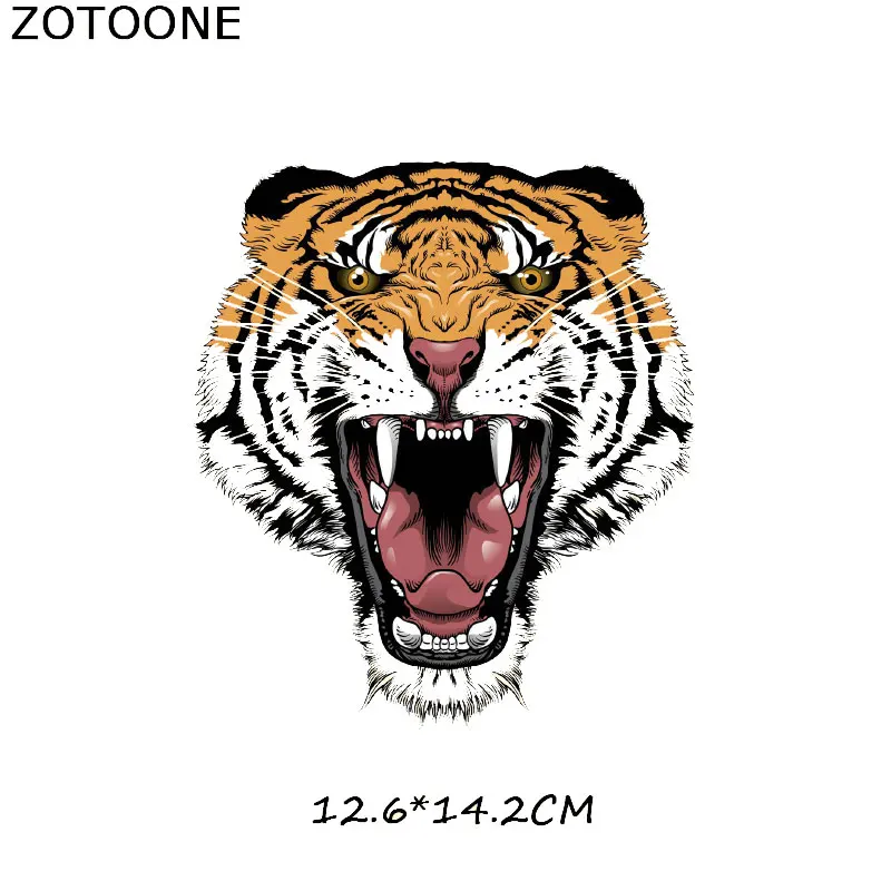 Водные Наклейки ZOTOONE с животными для железной переводной одежды аксессуары