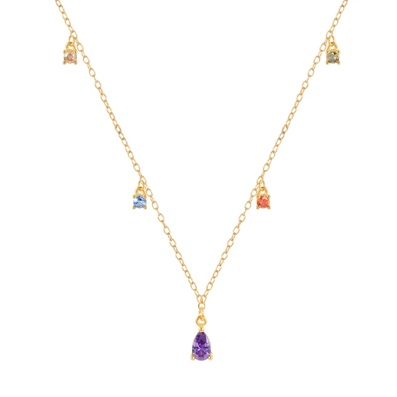 

Женское Ожерелье до ключицы, из серебра 925 пробы