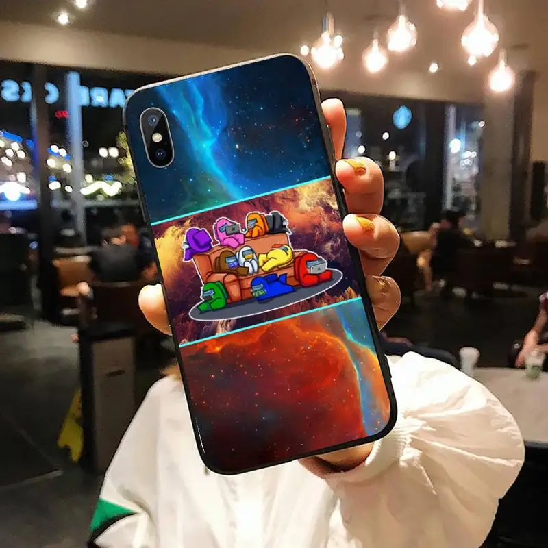 

Among Us casual games Phone Case for iPhone 11 12 pro XS MAX 8 7 6 6S Plus X 5S SE 2020 XR