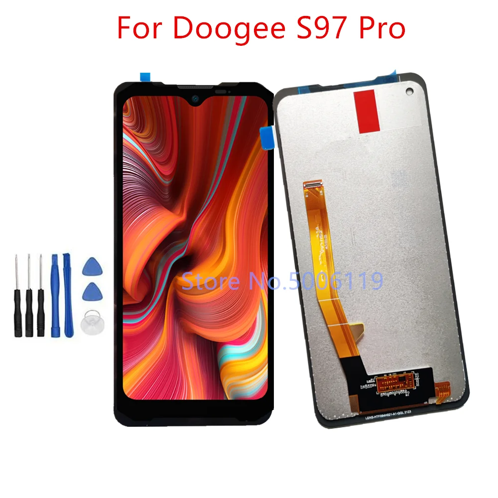 

New Original Doogee S97 PRO Phone Repair LCD Display Assembly Digitizer 6.39inch Touch Screen Panel Replacement