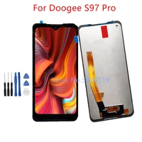new original doogee s97 pro phone repair lcd display assembly digitizer 6 39inch touch screen panel replacement