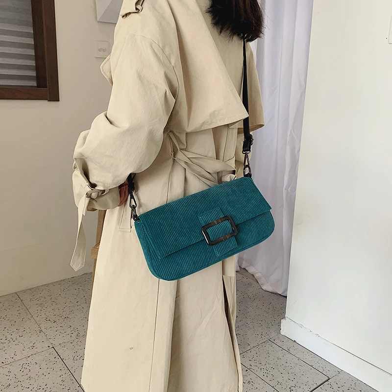 Сумки для женщин 2019 осень и зима новая мода дикое качество вельвет сумка