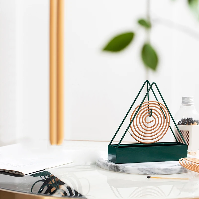 New Arrival Iron Triangle Shaped Durable Metal Mosquito Repellent Anti Mosquitos Tray Coil Holder For Home | Дом и сад