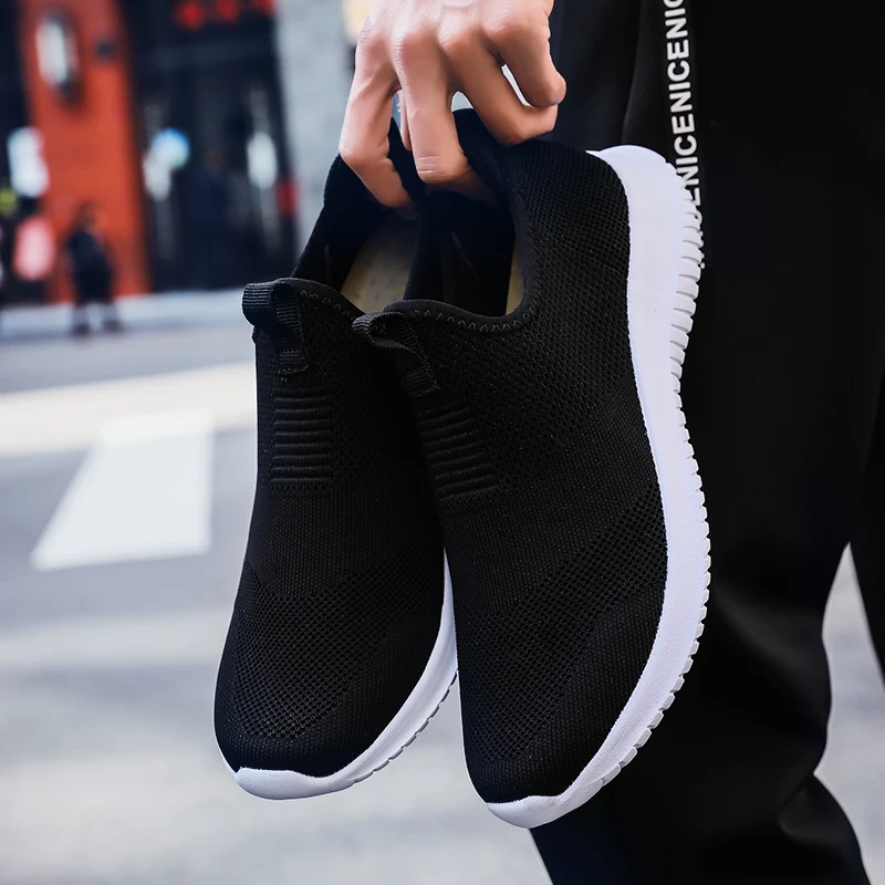 Кроссовки унисекс для тенниса мягкая дышащая обувь без шнуровки фитнеса и