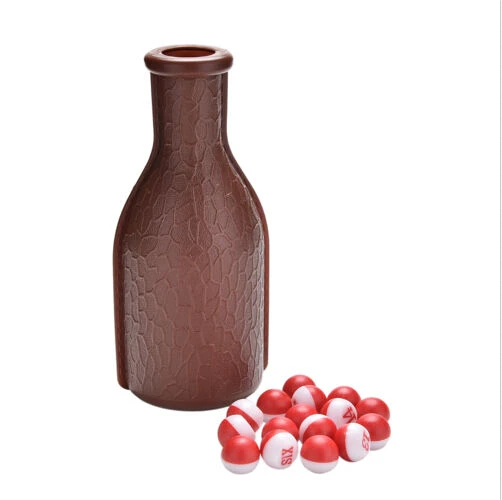 

Pool Table Shaker Bottle + Plastic MARBLES TALLY Pills Number 1-16 Set Wholesale
