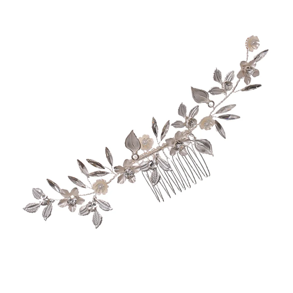

Delicate Rhinestone Hair Comb Headdress Bride Wedding Hair Accessory