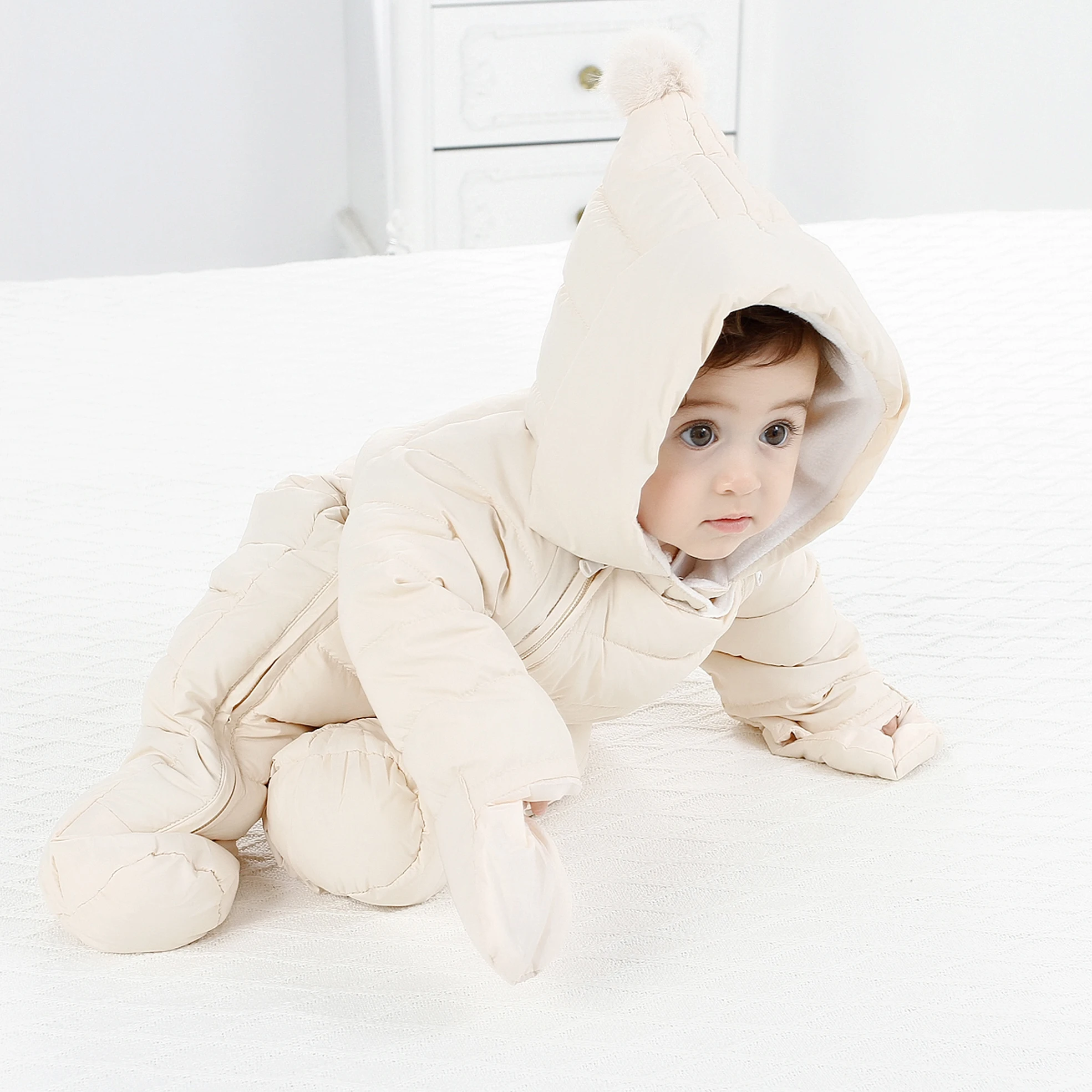 Baby Winter Jumpsuit Overalls for Newborns kid Boy Snowsuit Newborn/girl | Детская одежда и обувь