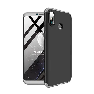 silver black silver Чехол полностью защищающий телефон для Xiaomi Redmi Note 8 Pro крышка на xiomi Redmi Note 7 камеры одноступенного процесса 8 7s 6A 6 Pro защитный бампер жесткая задняя панель - Цвет: silver black silver