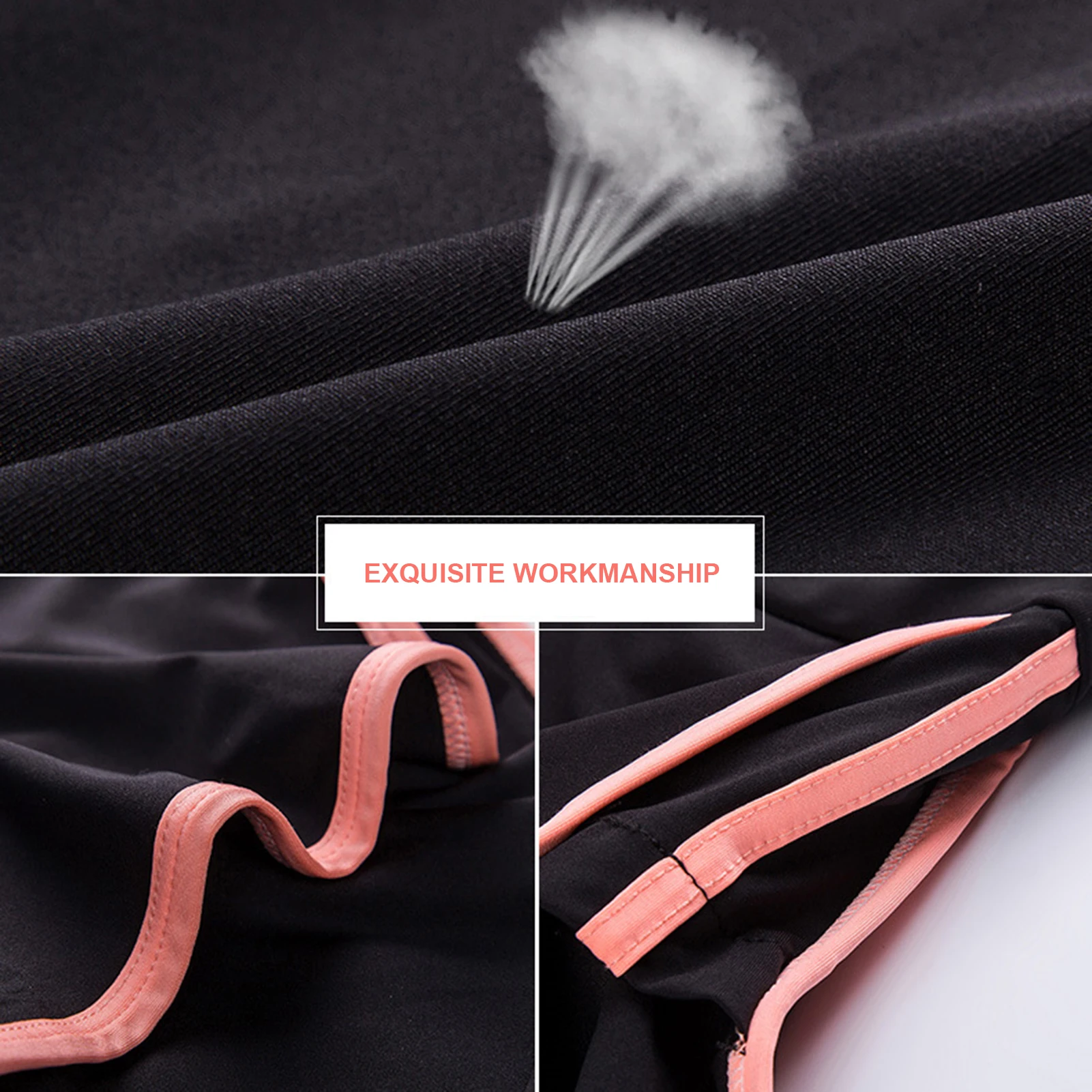 

2020 Woman Pants High Waist Elastic Sport Pants False Two Piece Quick-drying Leggings Milk Fiber soft and comfortable to wear