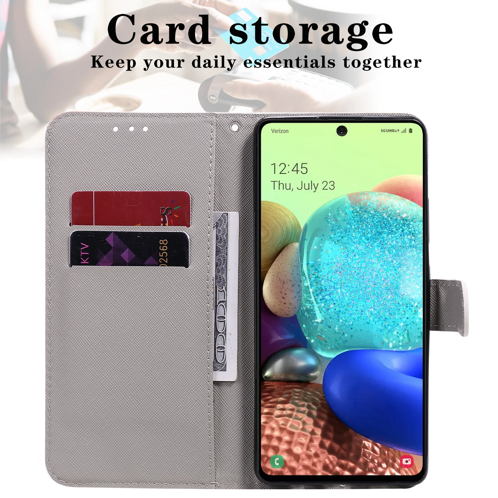 

SM-A715F 3D Drawing Fashion Magnetic Wallet Phone Case For Samsung Galaxy A71 Case Flip Leather Case For Samsung A71 5G Cover