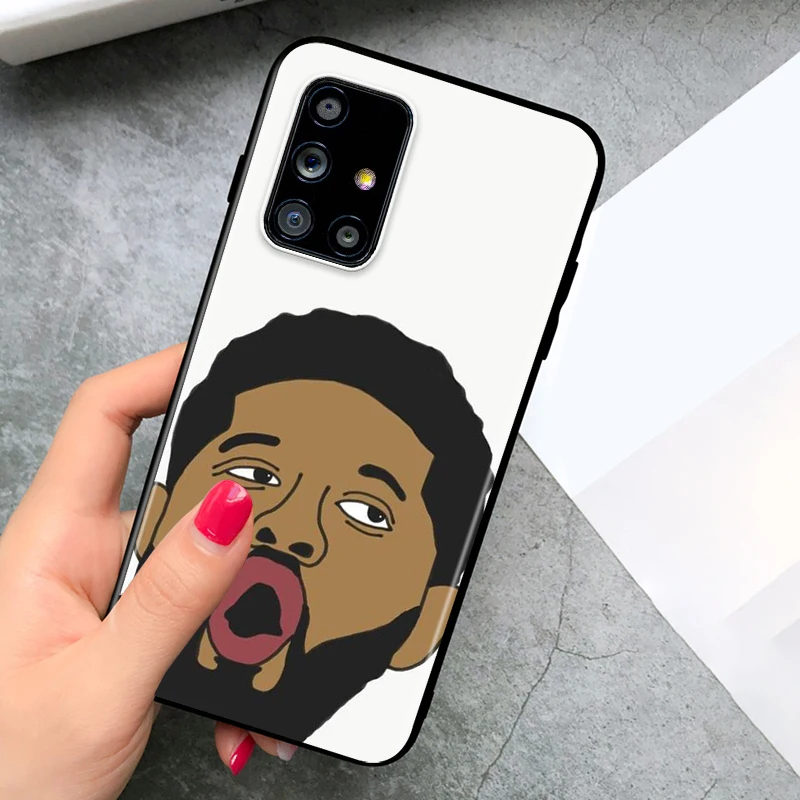 

Basketball Headshot for Samsung A9 A8 A8S A7 A6 A6S A5 A3 A750 Plus Star 2018 2017 2016 Black Phone Case