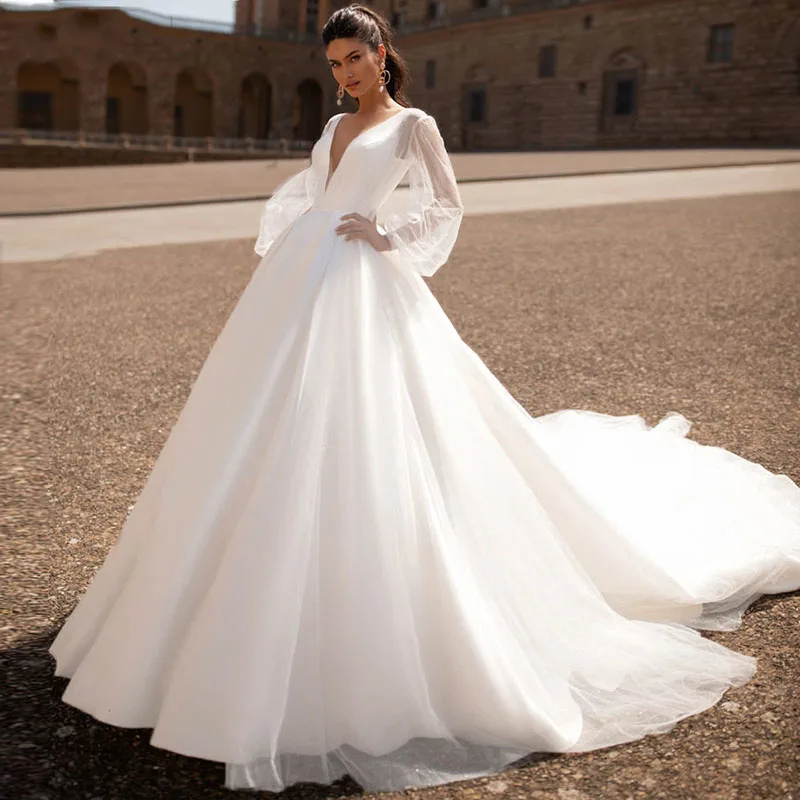 Вечерние платья с длинным рукавом и v образным вырезом элегантные для вечеринки