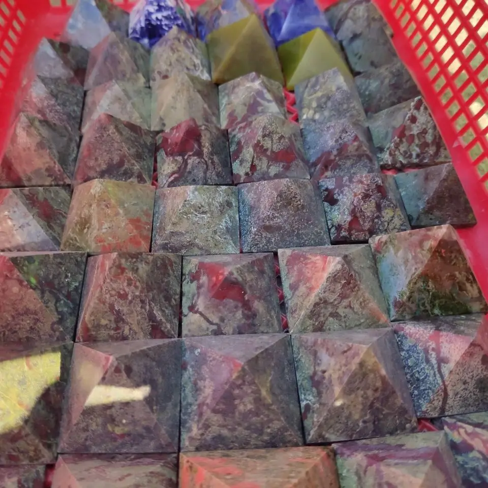 Природный Дракон Кровавый камень кварц пирамид Исцеление украшения подарок 1 шт |