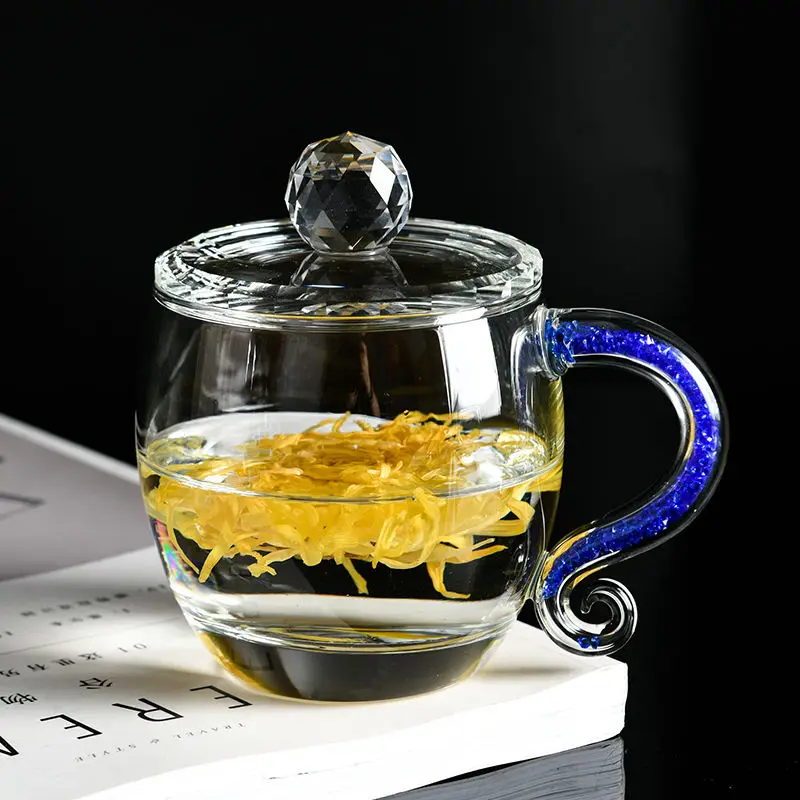 Чашка для чая стеклянная высокотемпературная пенопластовая чайная чашка с