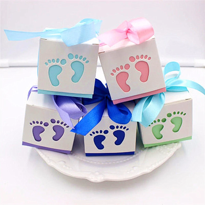 Baby Shower для малышей с принтом &quotКонфеты&quot коробка резным узором Подарочная