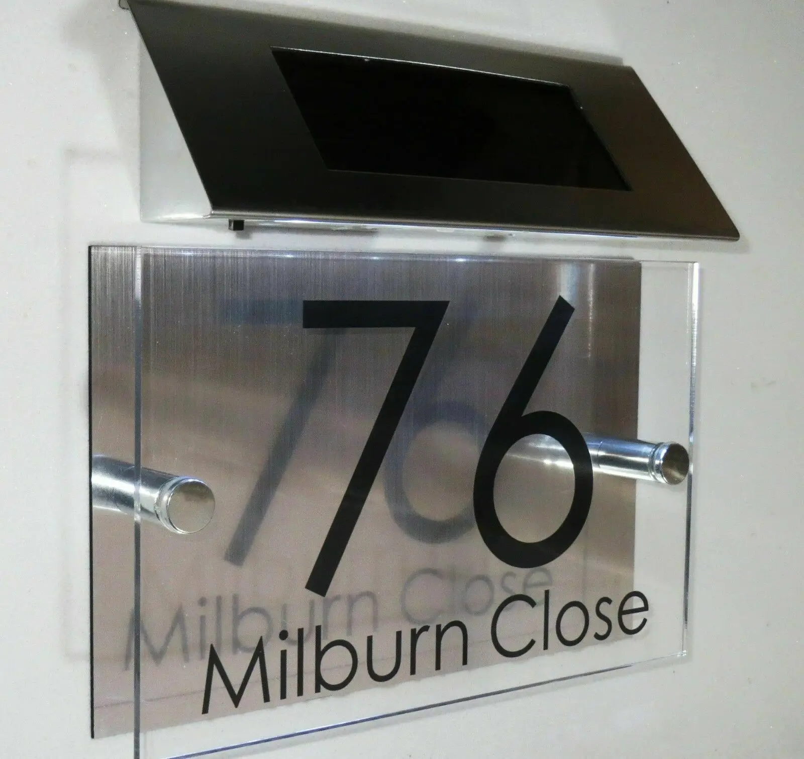 MODERN House Signs Plaques address number Apartment house Numbers 1 - 9999 SOLAR LIGHT street Name LED | Обустройство дома