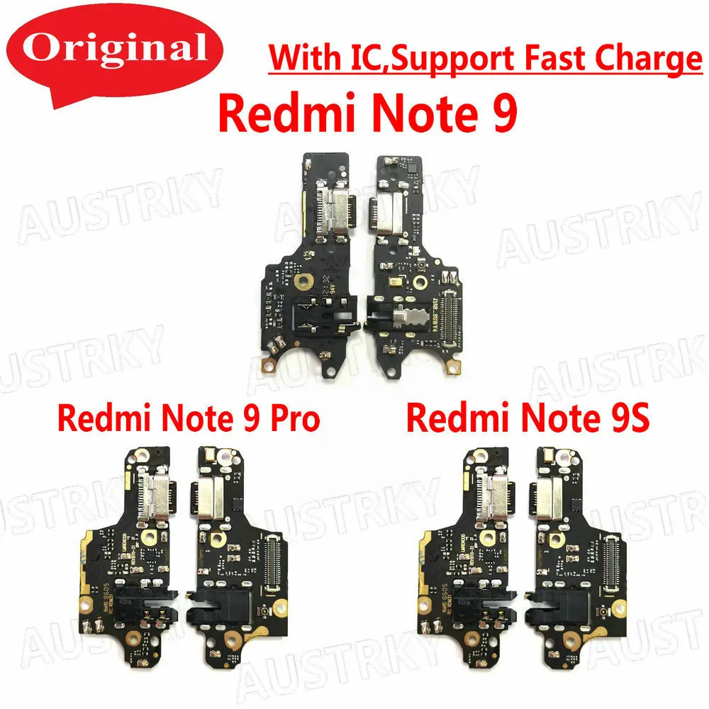 

Оригинальный USB-порт для зарядки, гибкий кабель, разъем, детали для Redmi Note 9 Note9 Pro 9S