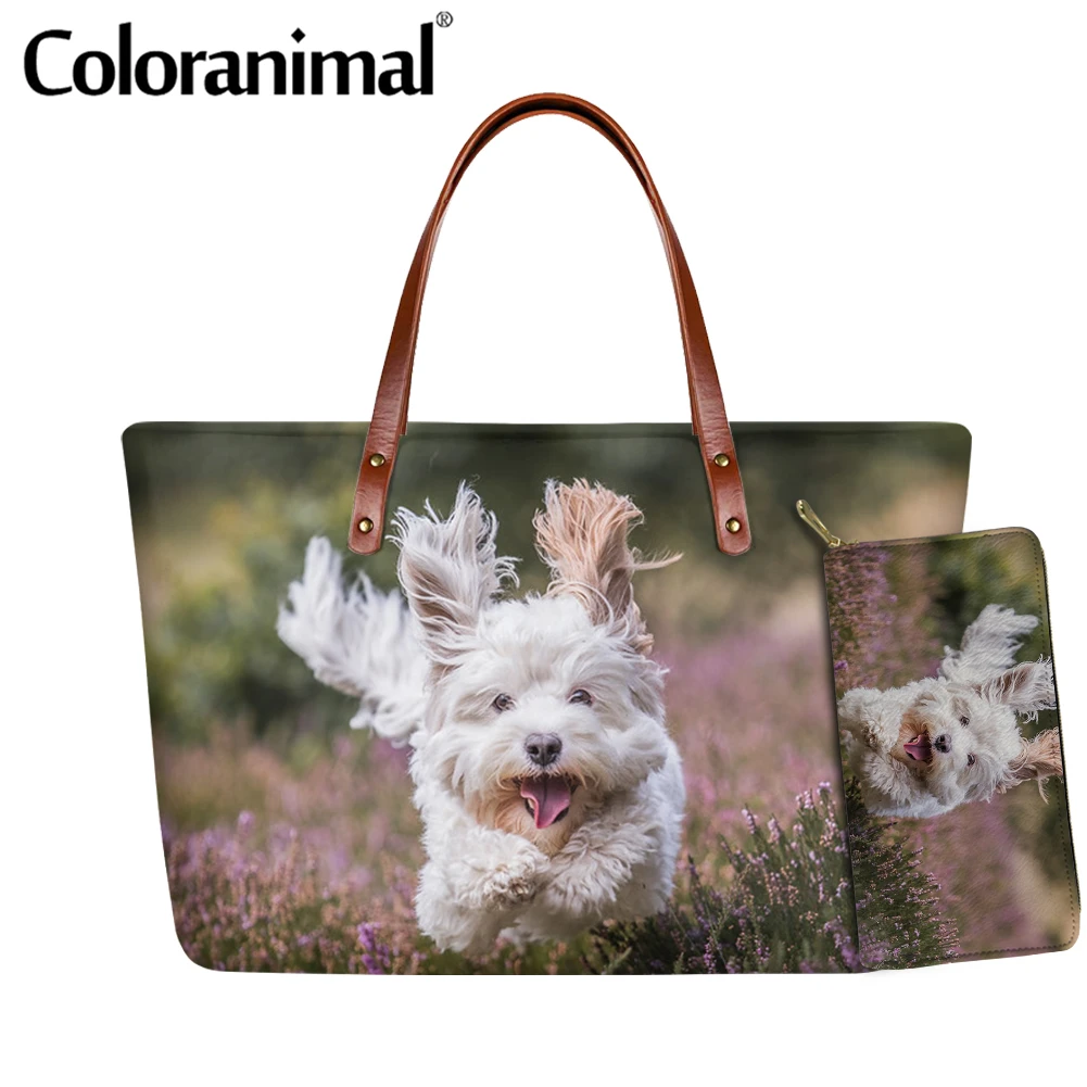 Хит продаж 2021 2 шт./компл. сумка через плечо Coloranimal и кошелек для девочек с милыми