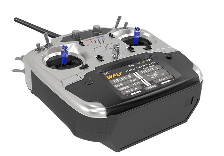 WFLY ET12 2.4GHz Remote Controller 12CH Radio Transmitter with RF209S Receiver For RC Drone Car Boat | Электроника