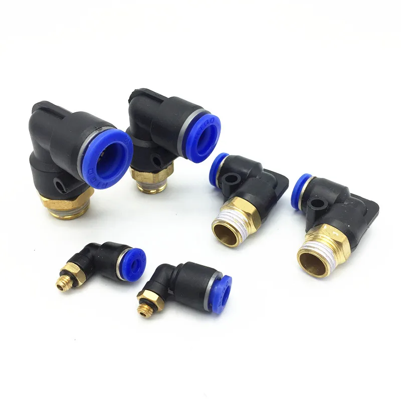 Пневматический соединитель наружный диаметр 4-12 мм 1/8 дюйма 1/4 3/8 наружная резьба