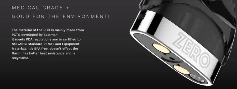 Vaporesso Renova Zero Pod с 2 мл емкостью и 1.0ohm головкой катушки Атомайзеры Vape бак для электронных сигарет zero kit