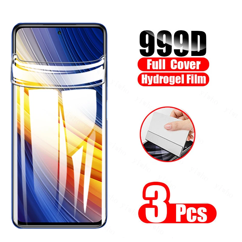 poco x3 pro hydrogel film for xiaomi poco x3pro screen protector pocophone little x 3pro poko x3 pro m2102j20sg camera len glass
