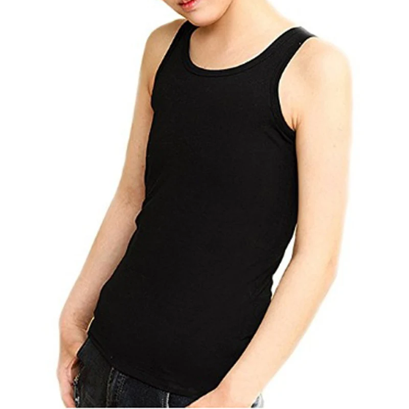 HaleyChan обтягивающий на груди хлопковый жилет майка для Tomboy Trans лесбиянок (можно