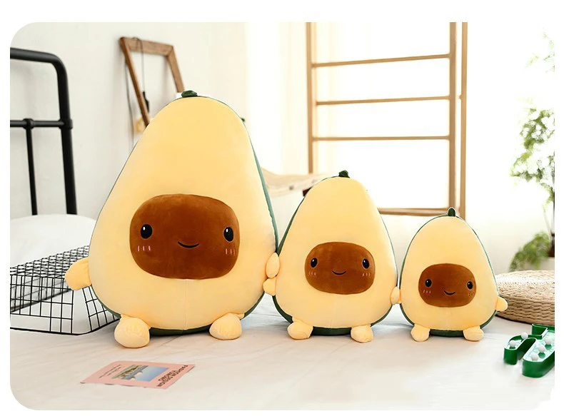 25-60 см милая плюшевая игрушка авокадо kawaii фруктовая Подушка растительная кукла мягкая игрушка Украшение Подушка подарок на день рождения ребенок дети ребенок