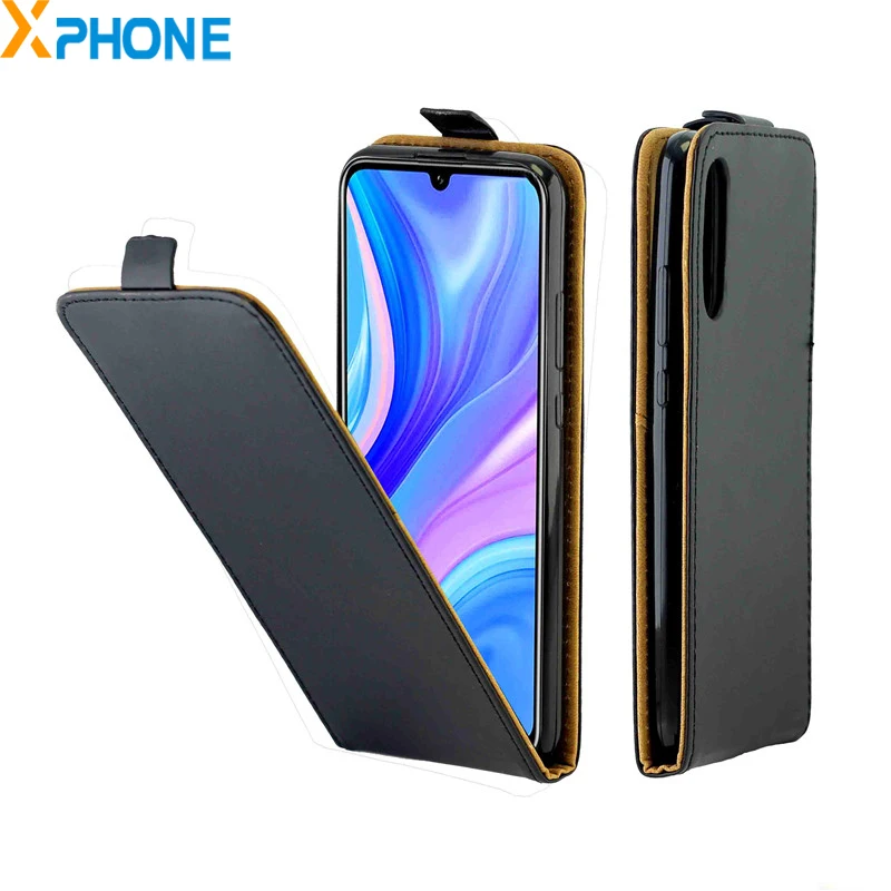 Деловой вертикальный откидной Чехол из ТПУ для Huawei Enjoy 10S кожаный чехол-кобура с
