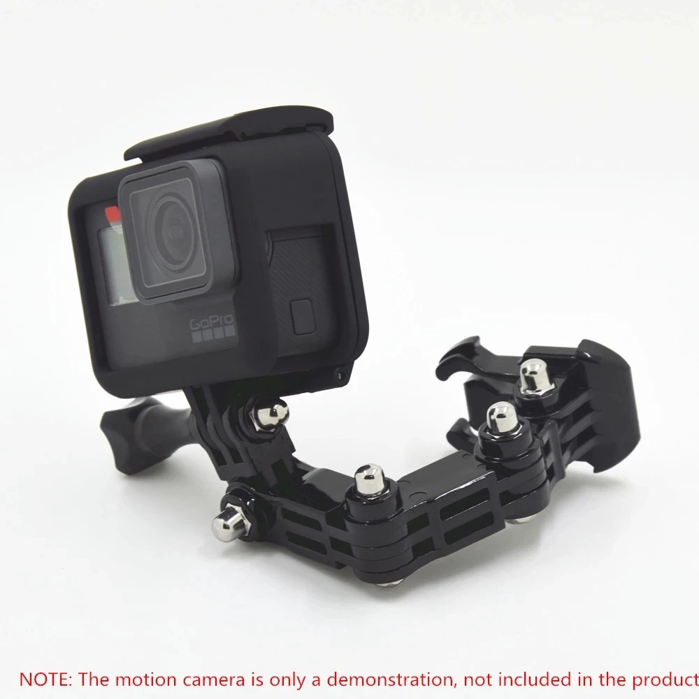 Крепление на мотоциклетный шлем изогнутое клейкое крепление для Xiaomi yi 4K Gopro Hero 9 8 7