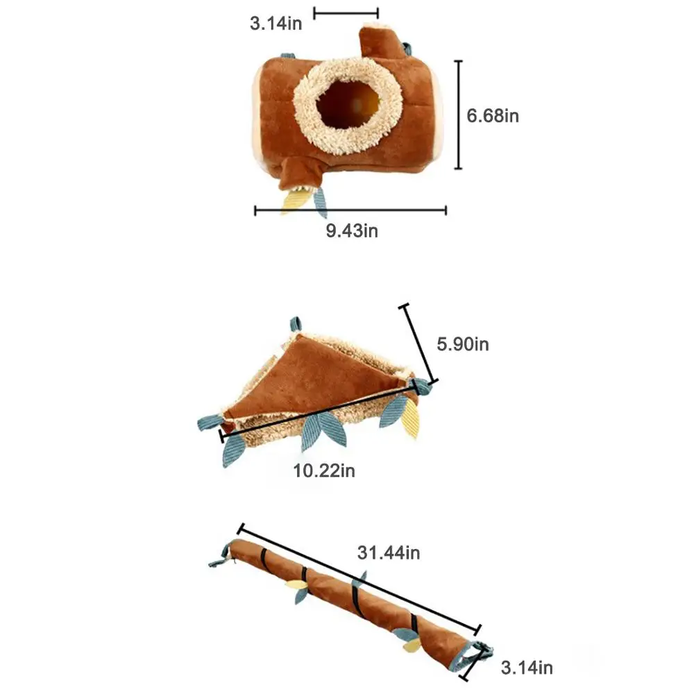 Висячая флисовая кровать качели мешок хомяк гамак клетка аксессуары для