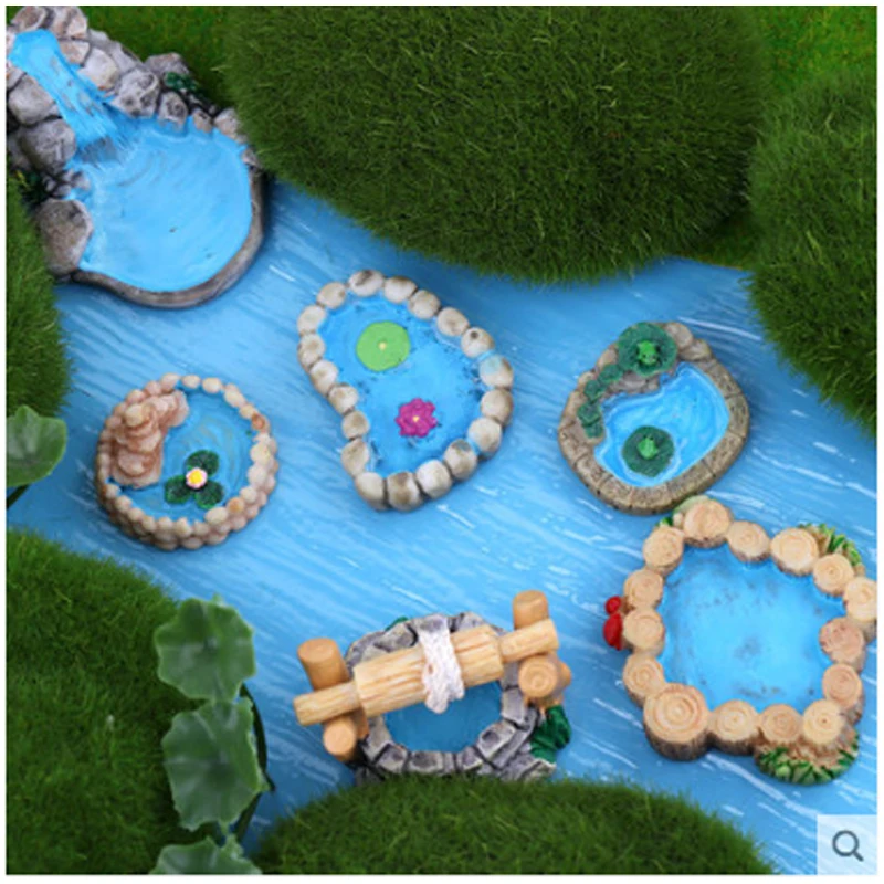 Сделай сам с песком строительный материал из смолы/модель бассейна Креативный