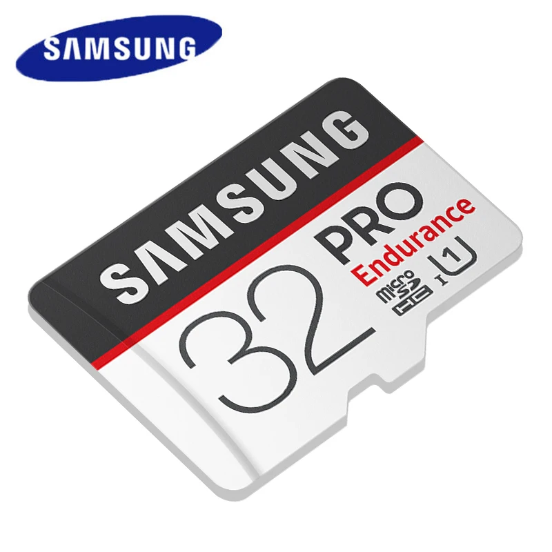 SAMSUNG 32GB MicroSD карта 64GB флэш-карта памяти 128GB рекордер для вождения SDXC карта UHS-I U1 C10 Endurance 4K видео с адаптером